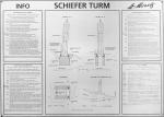 Schiefer Turm Infoplatte