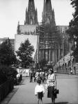 Gerüst am Kölner Dom 1931