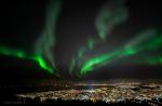 Polarlicht über Tromsö