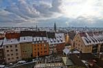 Sonne über der Nürnberger Altstadt