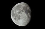 Abnehmender Mond von heute Nacht kurz nach 2 Uhr