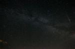 Milchstraße mit Sternschnuppe 2
